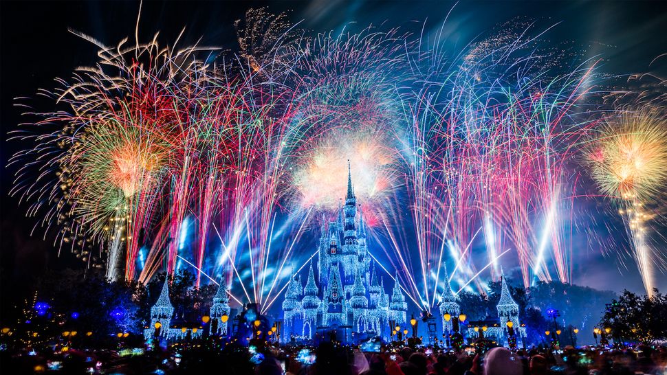 Disney will live-stream its "Fantasy in the Sky" fireworks from Magic Kingdom on New Year's Eve. (Courtesy of Disney Parks)
