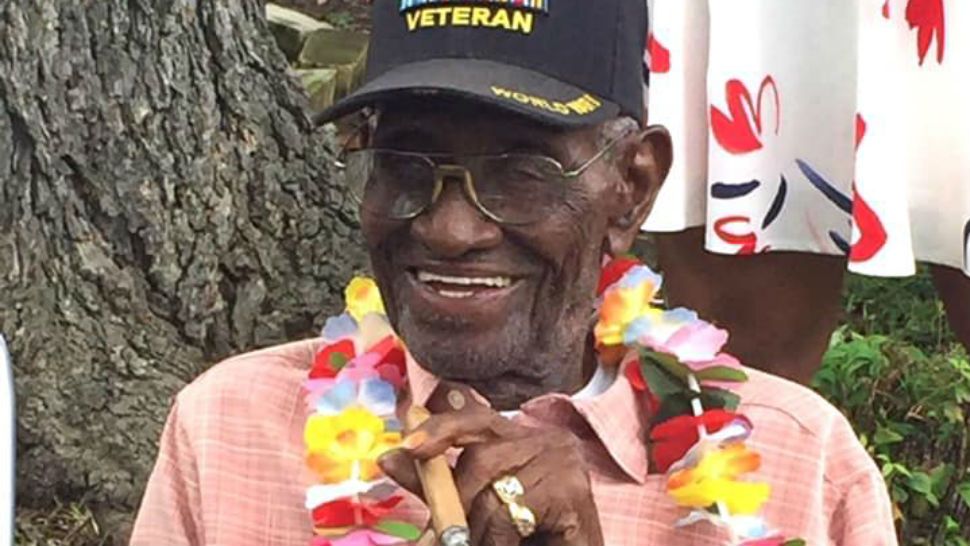 FILE photo of Richard Overton, who was the nation's oldest living WWII veteran. (Spectrum News)