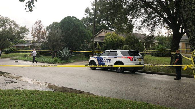 The Orlando Police Department is investigating a homicide in the area of Kirkland Boulevard and Patterson Avenue early Sunday morning. (Photo Courtesy Rebecca Turco/Spectrum News 13)