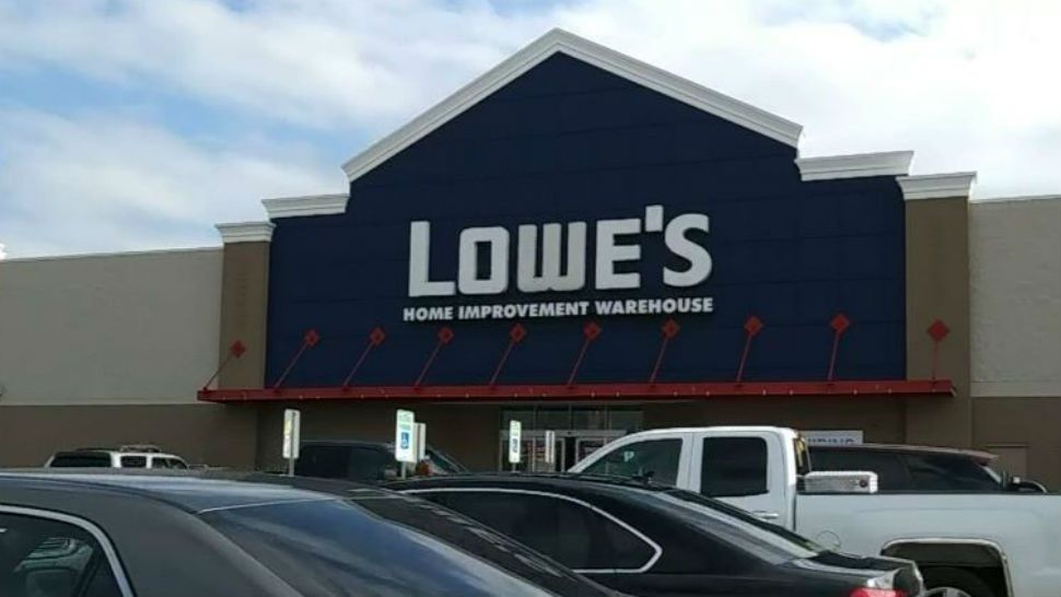The exterior of a Lowe's home improvement store appears in this undated file image. (Spectrum News/File)