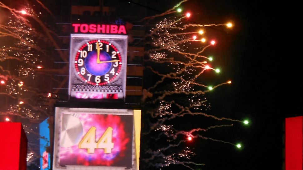 A view of the countdown clock in Times Square (Spectrum News File Photograph)