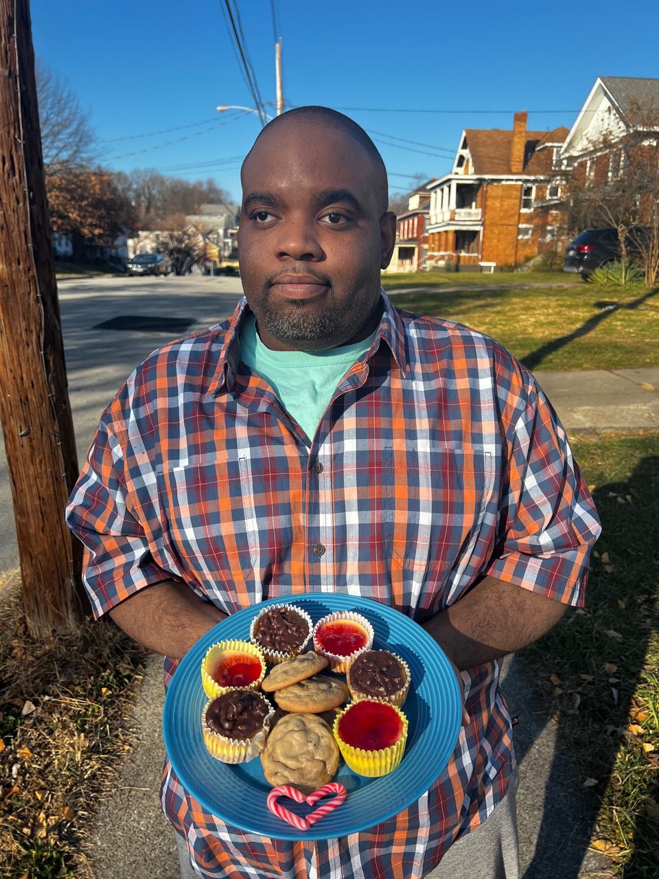 DeMarco started his business by baking in his mom's kitchen and then walking door-to-door to deliver them. He's hoping to grow the business in the future. (Photo courtesy of Andrea Peyton)