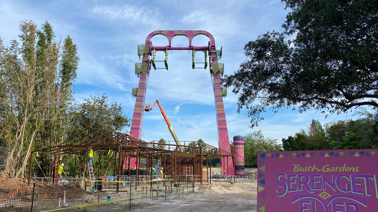 Busch Gardens Tampa Bay to open swing ride in 2023