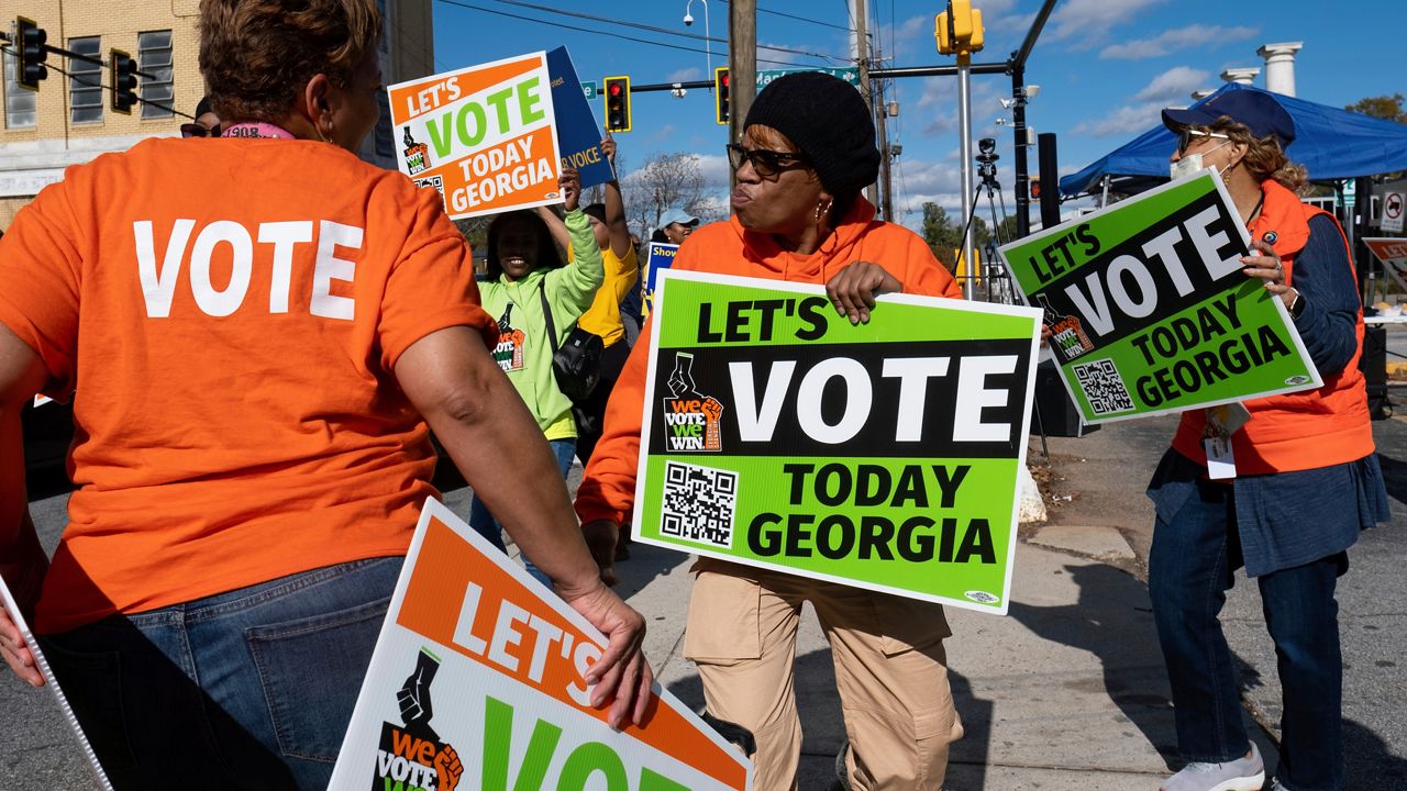 Thousands flock to the polls for early voting in