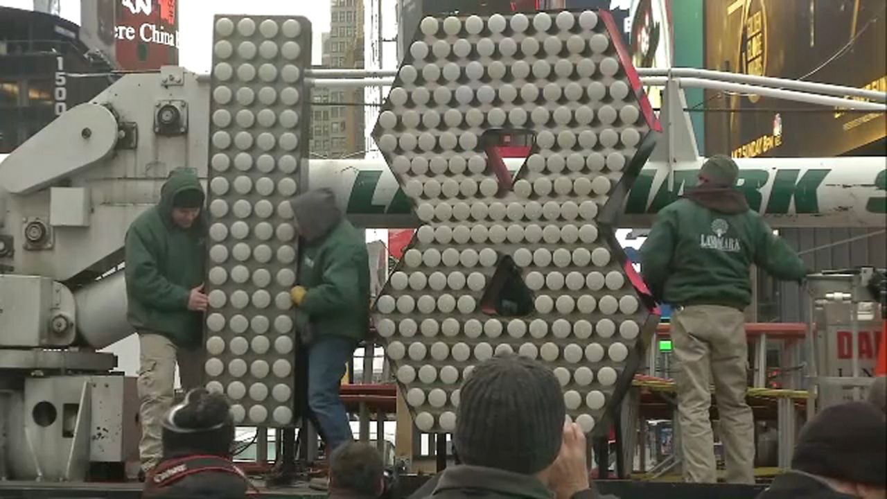 Preparations for New Year's Eve in Times Square (Spectrum News File Photo)