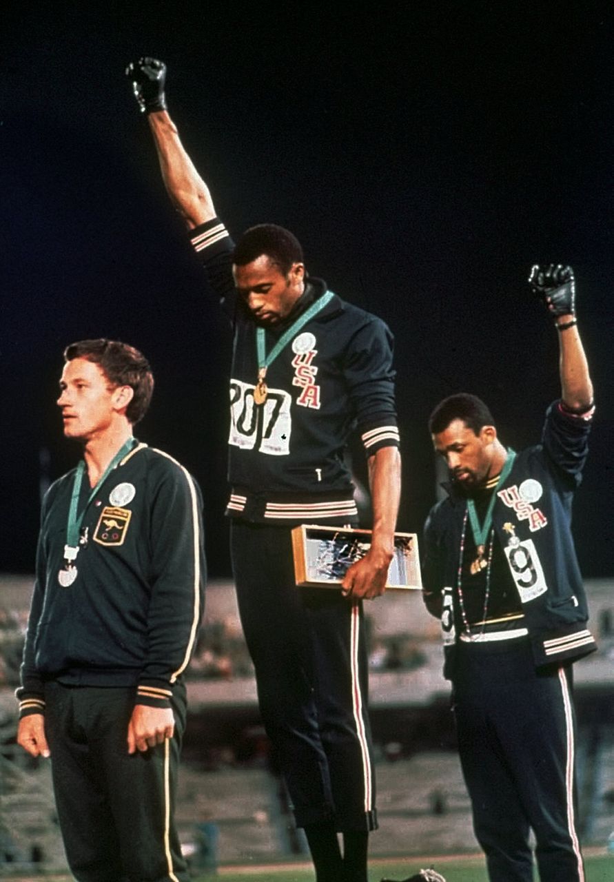 El deportista John Carlos siempre ha defendido los derechos humanos