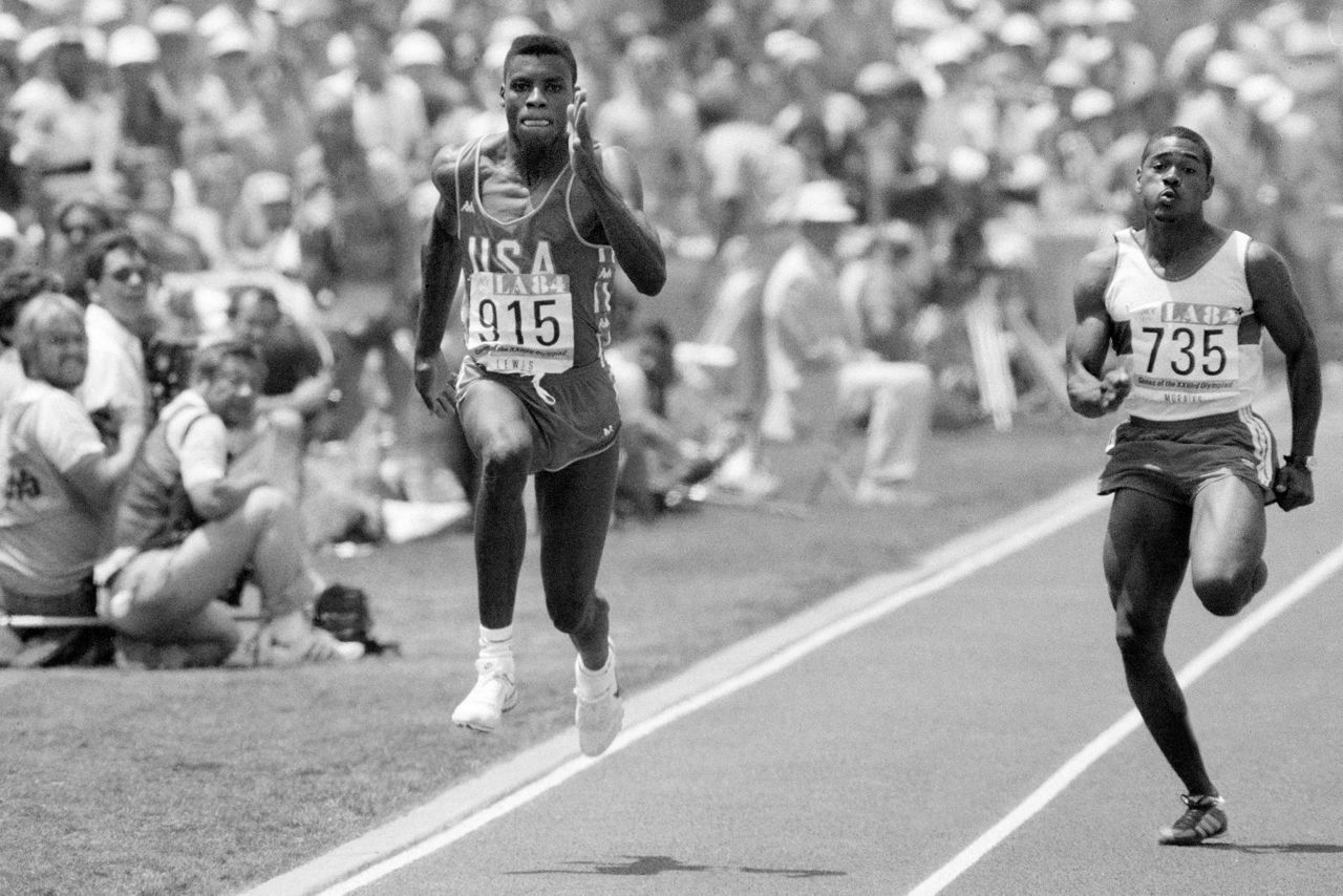 A red, white and blue Olympics in Los Angeles in 1984