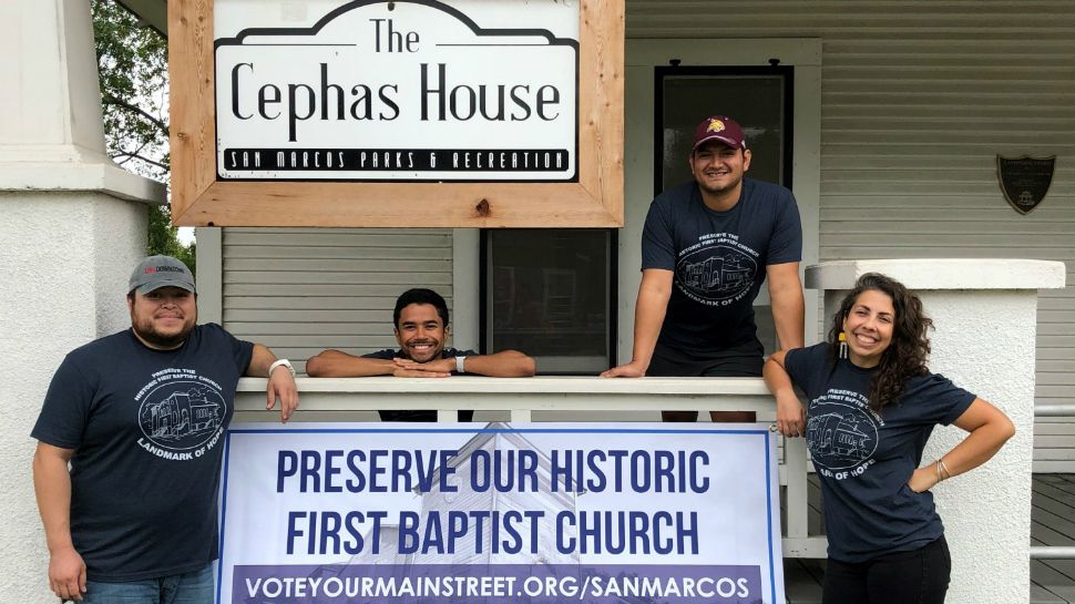 HOPE: Main Street hosted an informational event over the weekend at the Cephas House, which stands next door to the Historic Baptist Church. (Photo Credit City of San Marcos)