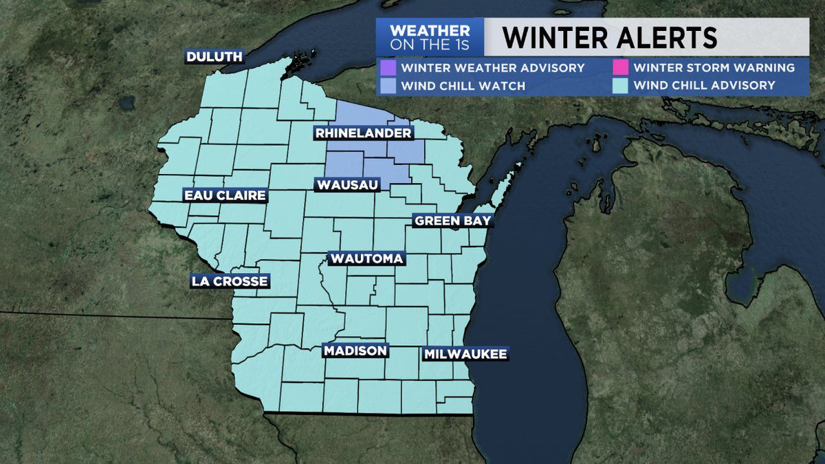Wisconsin Thursday Forecast