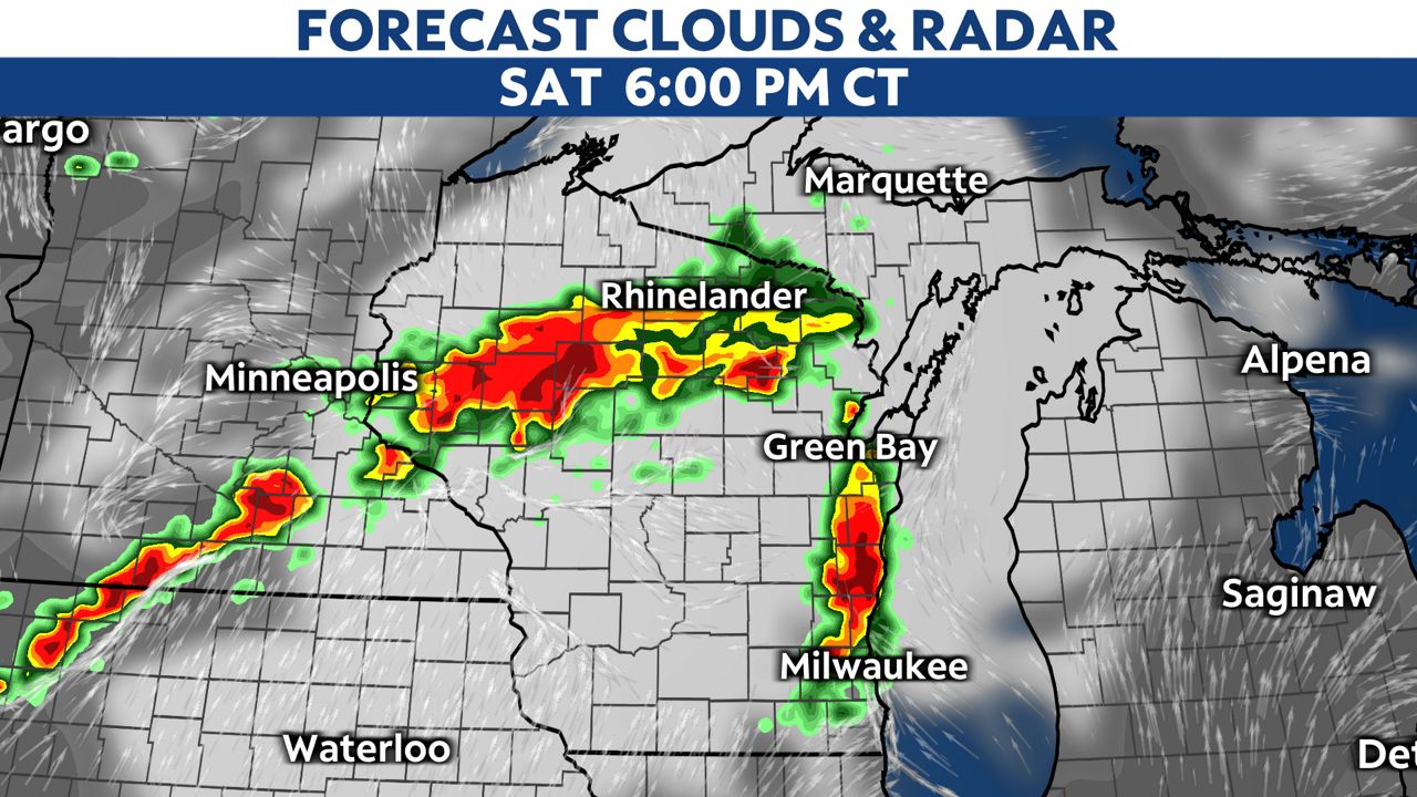 Severe storms expected to impact Wisconsin through tonight