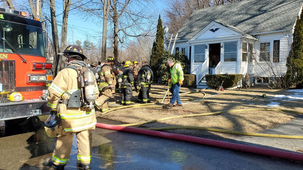 Holden family displaced by Wednesday morning fire