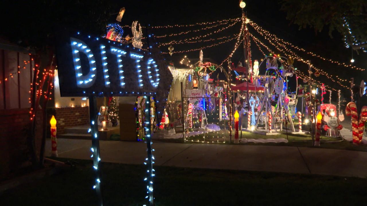 Burbank Family Dazzles with Handmade Holiday Display