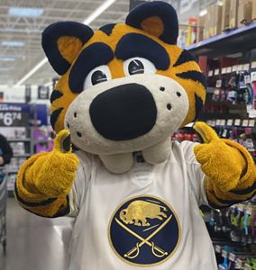 Buffalo Sabres Sabertooth 10 Mascot Plush Figure