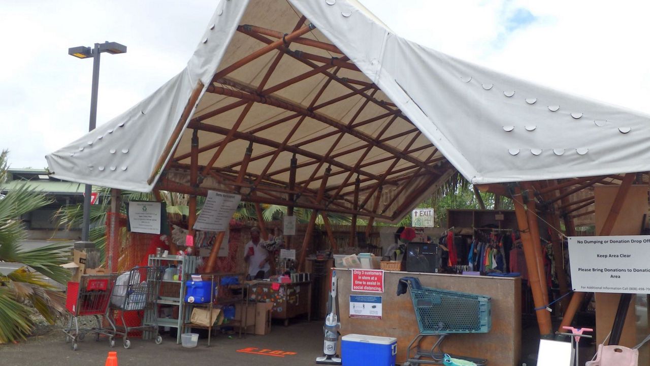 At the Reuse Center at the Pahoa Recycling and Transfer Station, items get a second chance to find new homes and avoid the landfill. (Photo courtesy of the Hawaii County Department of Environmental Management)