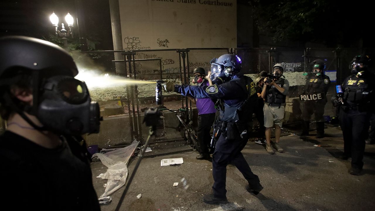 Protesters Shot At By Rubber Bullets In Los Angeles