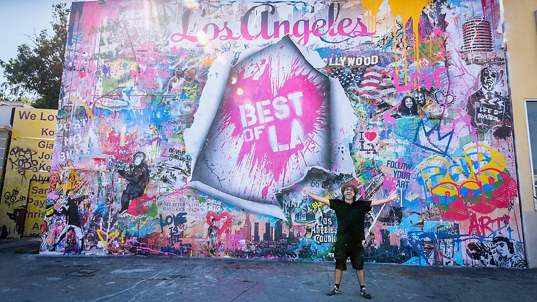 Mr. Brainwash Museum La Brea Mural