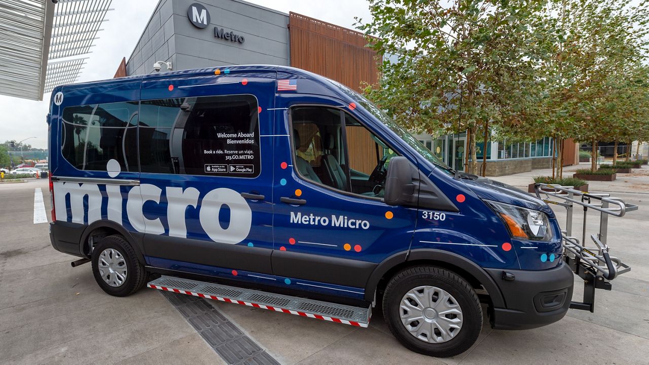 Metro Micro On-Demand Rideshare Van Service