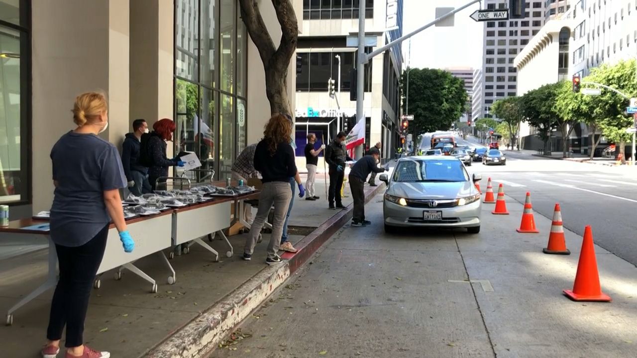 Hundreds of Los Angeles Community College students now have a laptop to continue their education at home during the statewide safer-at-home order.