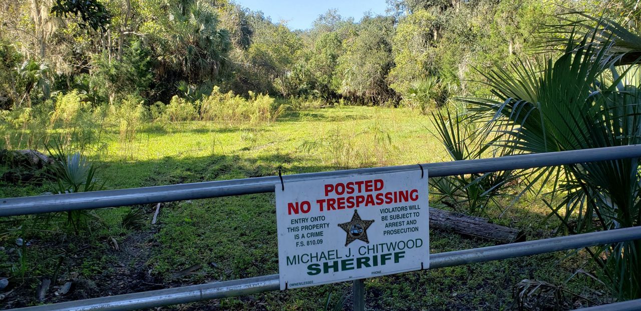 A view of the 170-acre Riverbend South property in DeBary from Fort Florida Road. (Kevin P. Connolly, Spectrum News)