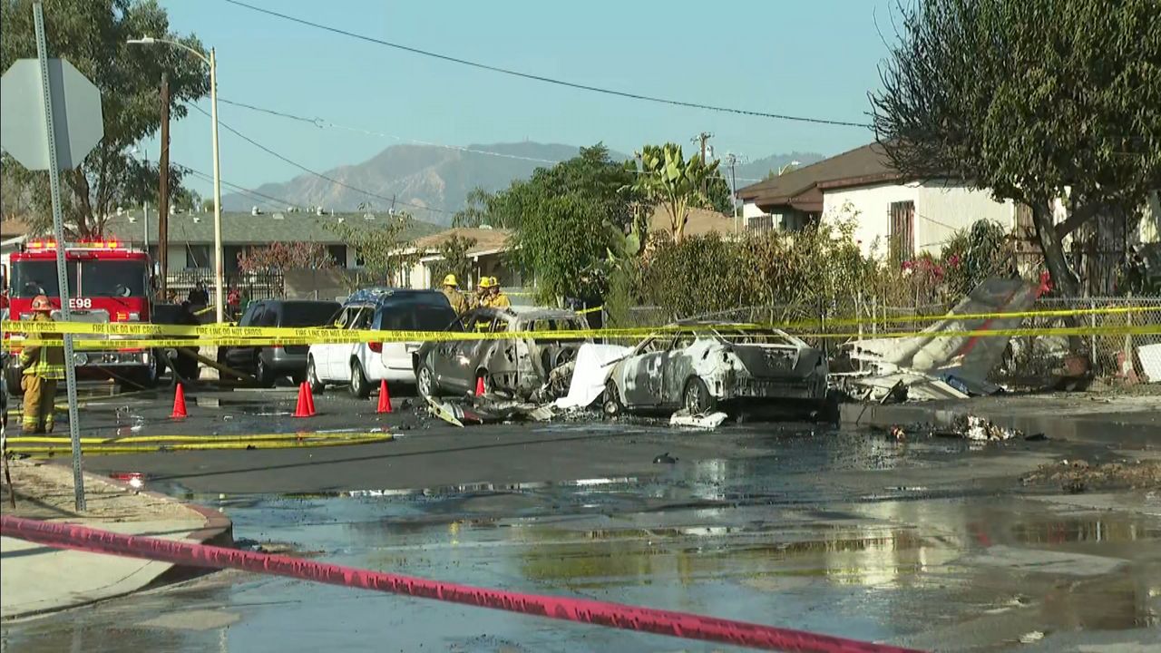 Small Plane Crashes Near Whiteman Airport In Pacoima