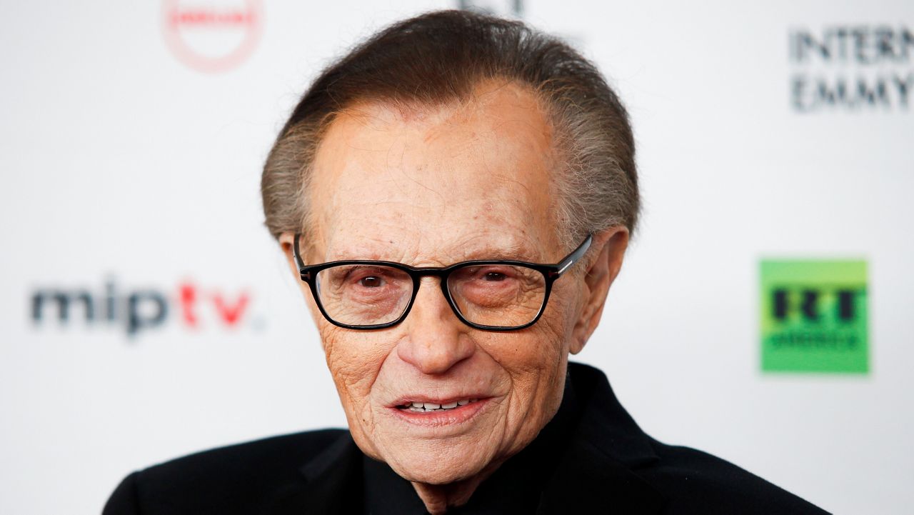 Larry King attends the 45th International Emmy Awards at the New York Hilton in New York on Nov. 20, 2017. (Photo by Andy Kropa/Invision/AP)