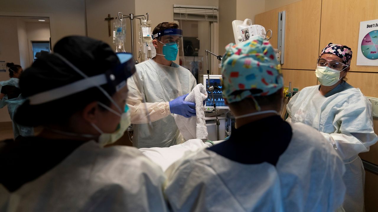 Medical staff appears in an emergency room in this file image. (AP photo)