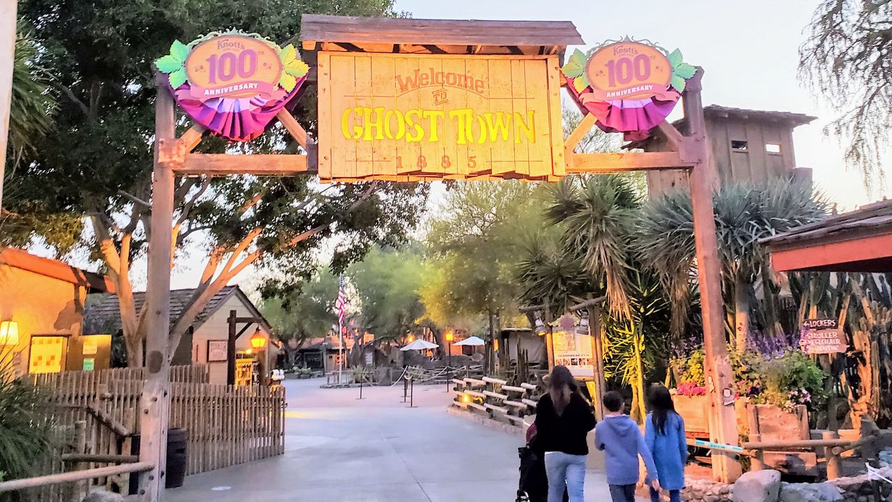 Pictured here is Knott's Berry Farm Ghost Town. (Spectrum News/Joseph Pimentel)