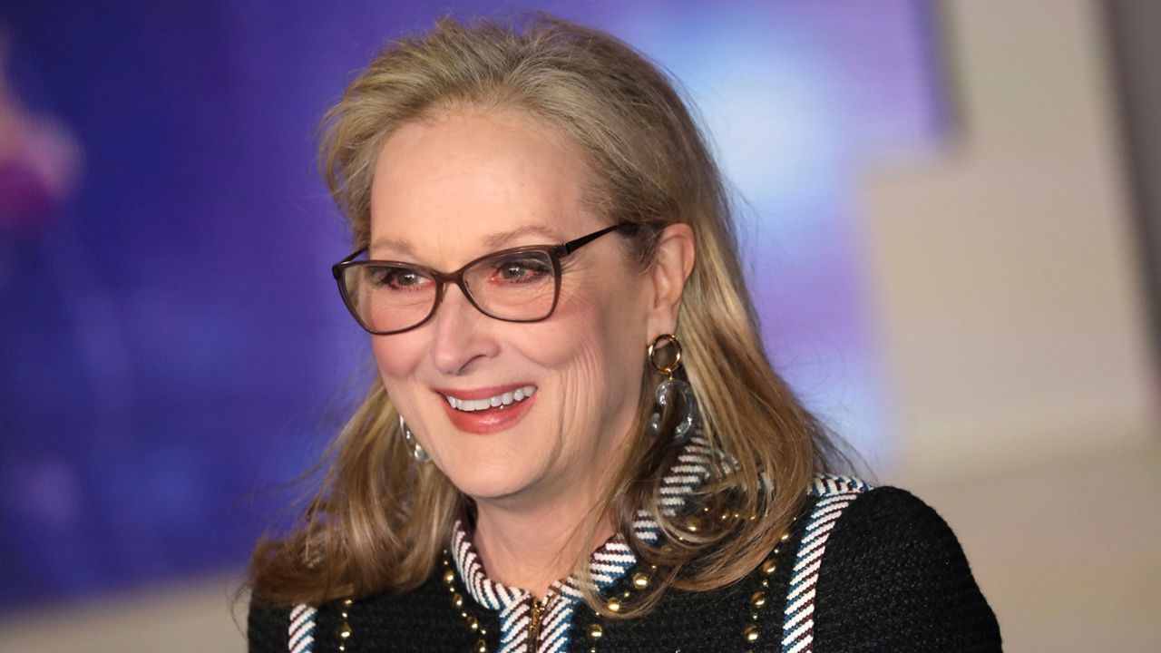 In this Dec. 12, 2018, file photo, actress Meryl Streep poses for photographers upon arrival at the “Mary Poppins Returns” premiere in central London. (Photo by Vianney Le Caer/Invision/AP)