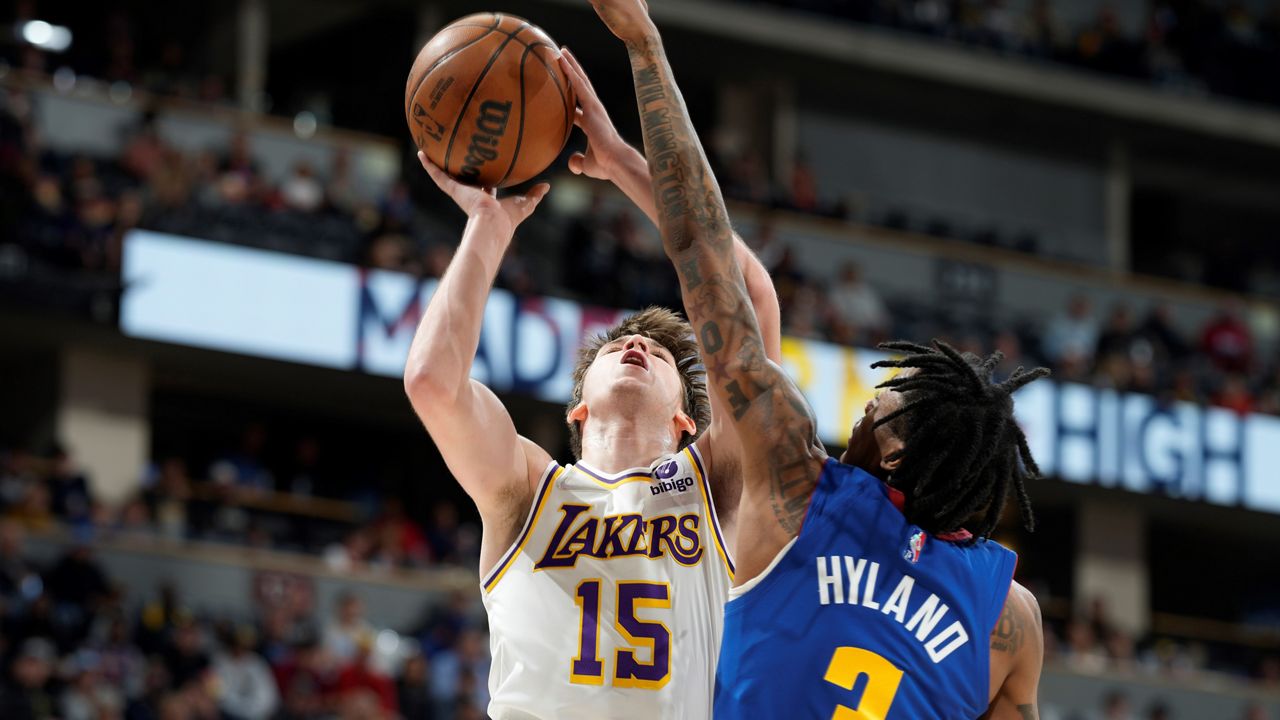 Lakers end disappointing season with win over Nuggets off Reaves