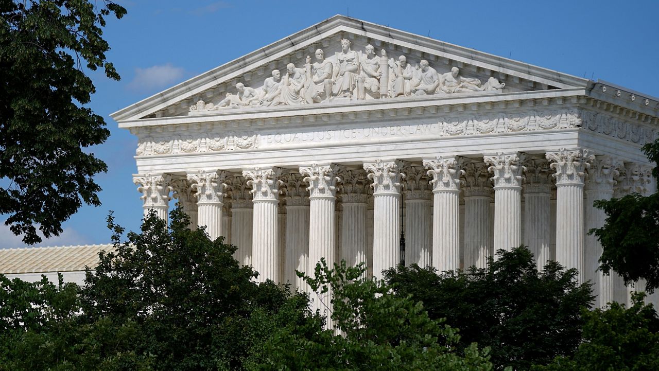 The U.S. Supreme Court building on Capitol Hill in Washington on June 9, 2022. (AP Photo/Patrick Semansky)