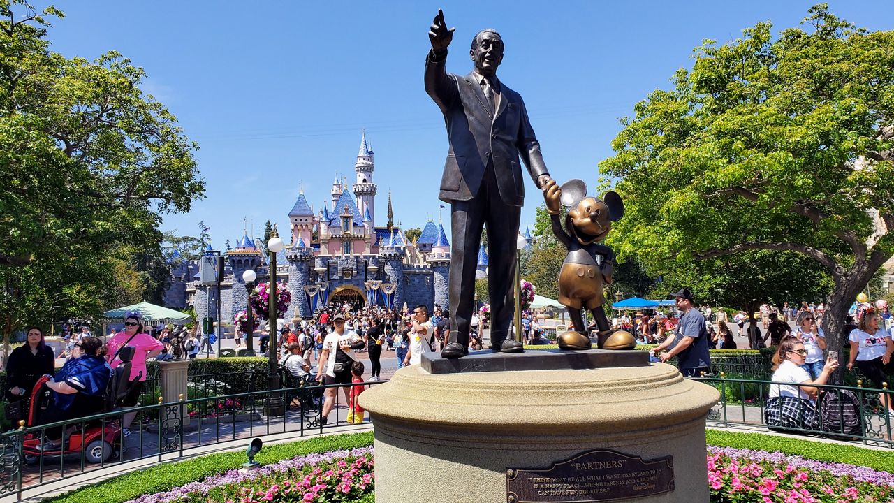 The Partners statue at Disneyland (Spectrum News/Joseph Pimentel)