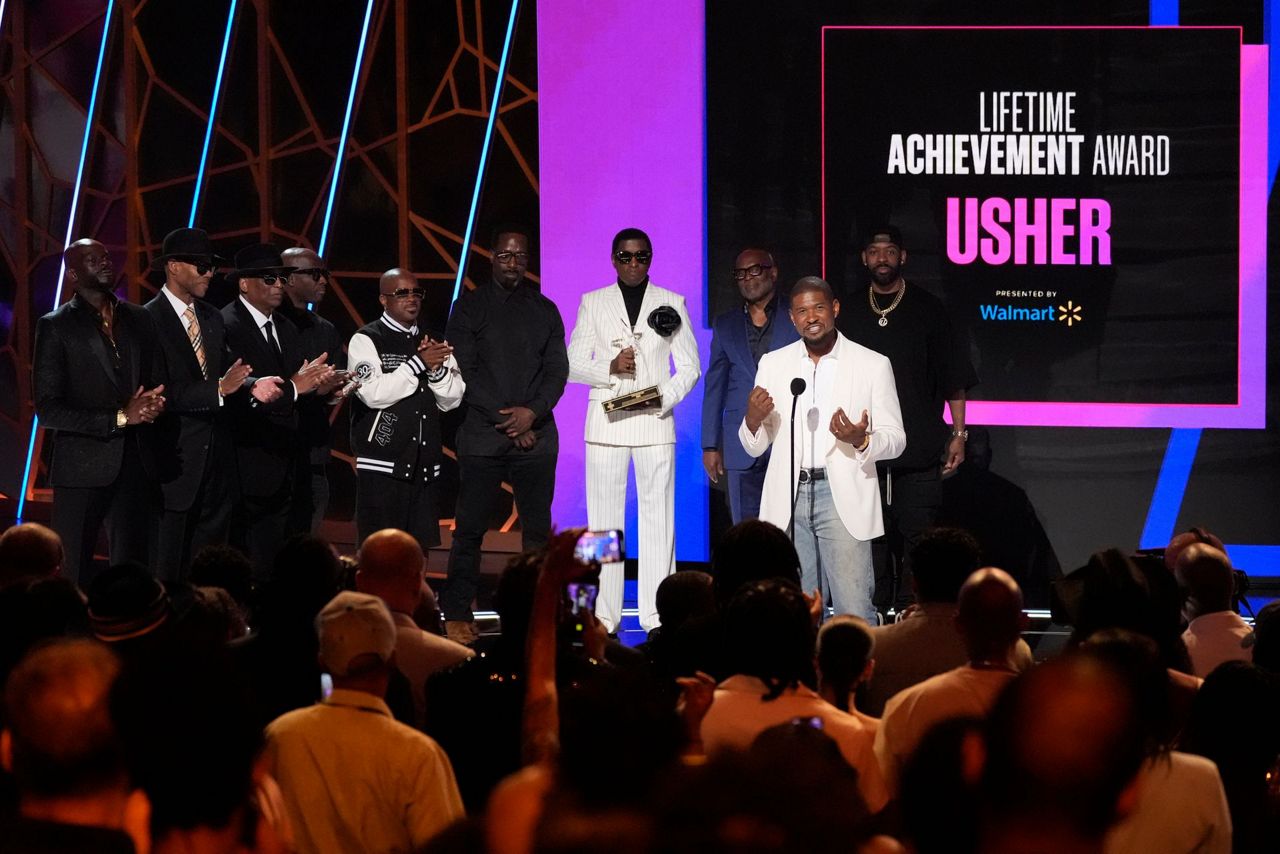 BET says 'audio malfunction' caused heavy censorship of Usher's speech