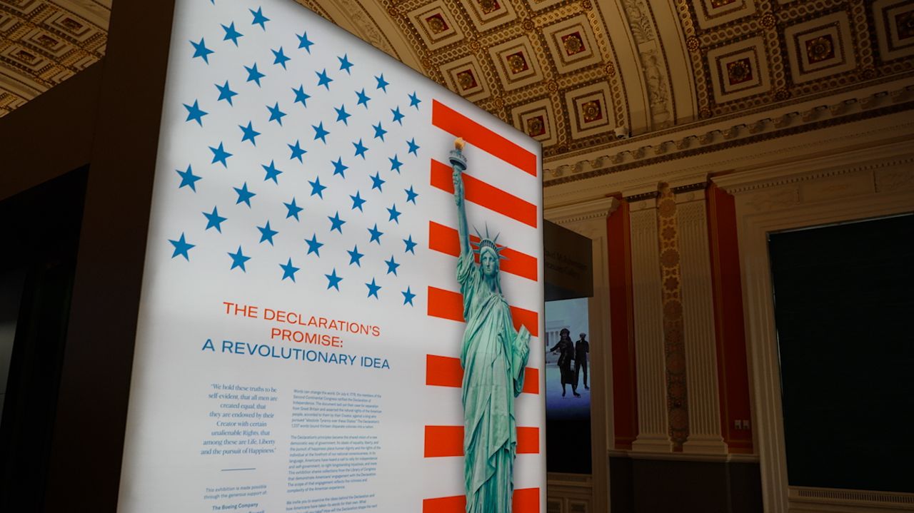 'Rough draft' of the Declaration on display for America 250