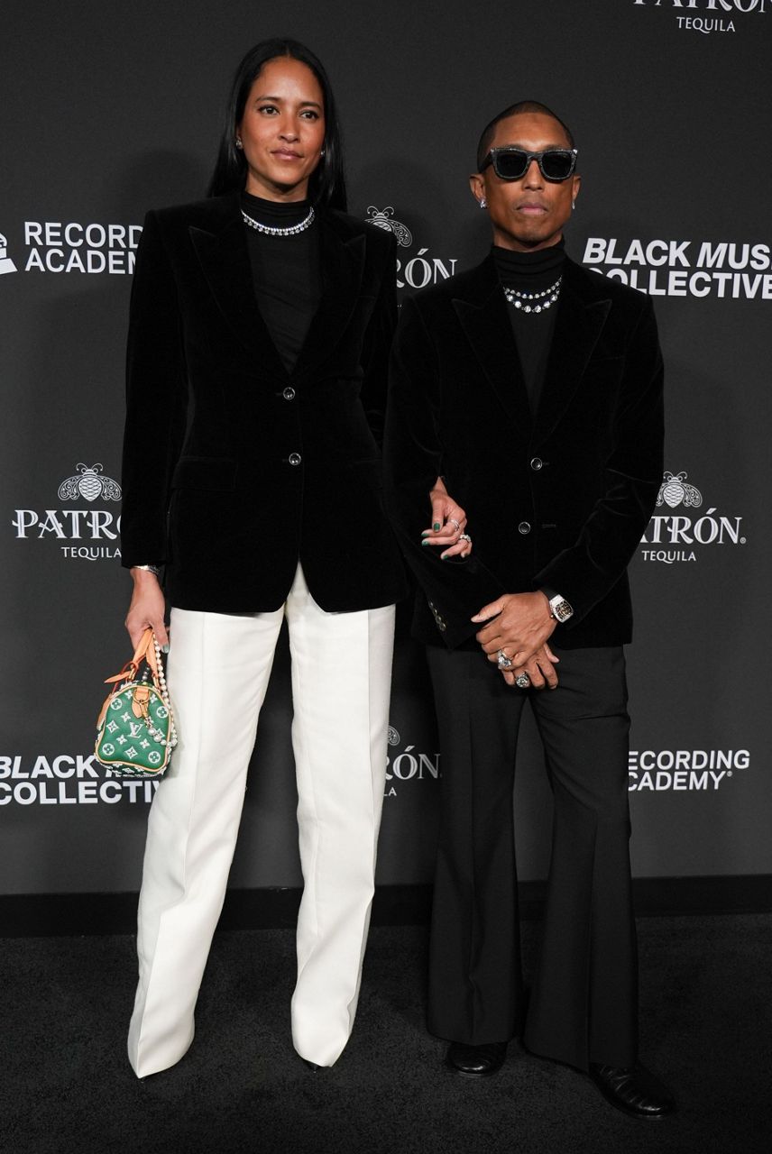 Pharrell calls for empathy from US leaders after being honored at Black Music Collective event