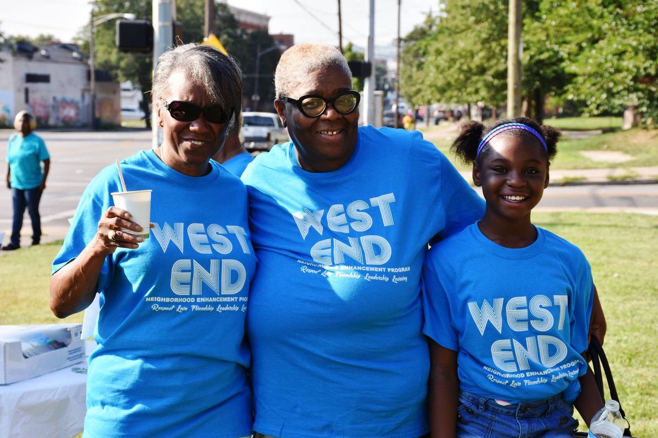 Residents attend a community event in the West End neighborhood. (Casey Weldon/Spectrum News 1)