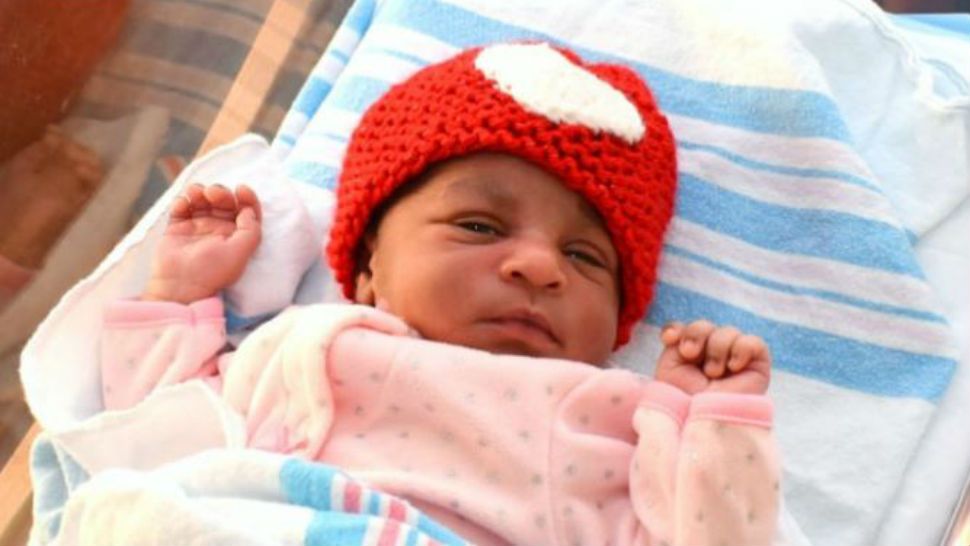 Lyric was born Friday at the Florida State Fair. Hillsborough County deputies helped with her delivery. (Photo: St. Joseph's Women's Hospital)