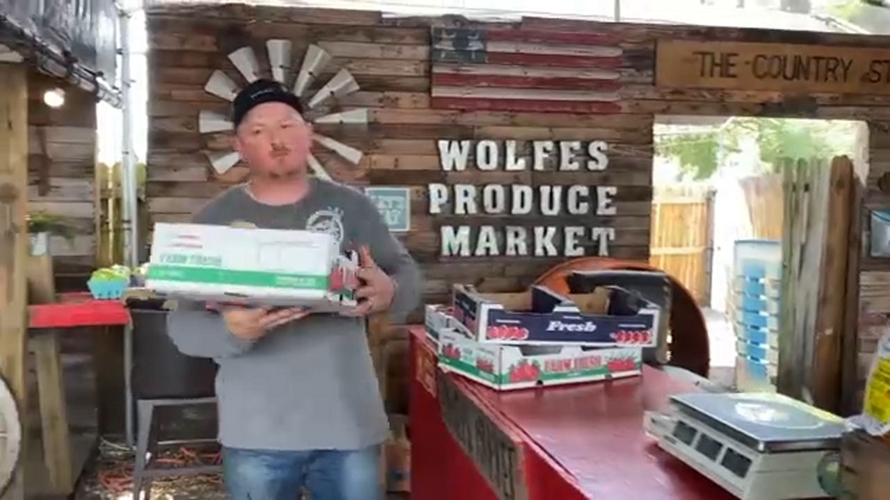 Community rallies to support Wolfe's Produce stand