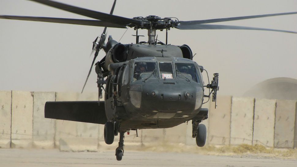 File photo of a Blackhawk helicopter.