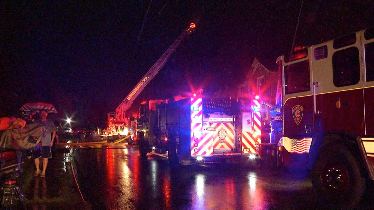 A lightning strikes ignited a fire at a North Side home on June 9, 2019. (Courtesy: Ken Branca)