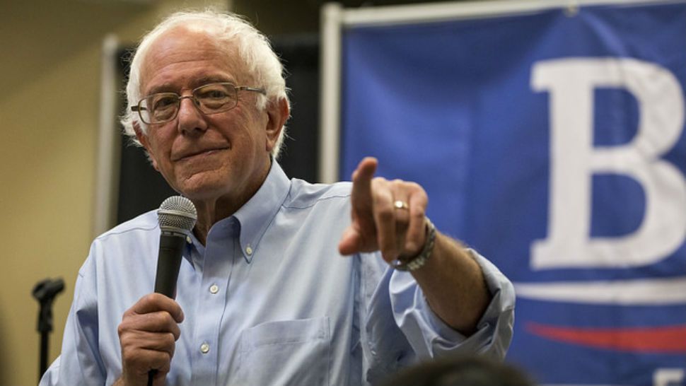 Bernie Sanders speaks at an event on September 27, 2015. (Photo Credit: Phil Roeder)