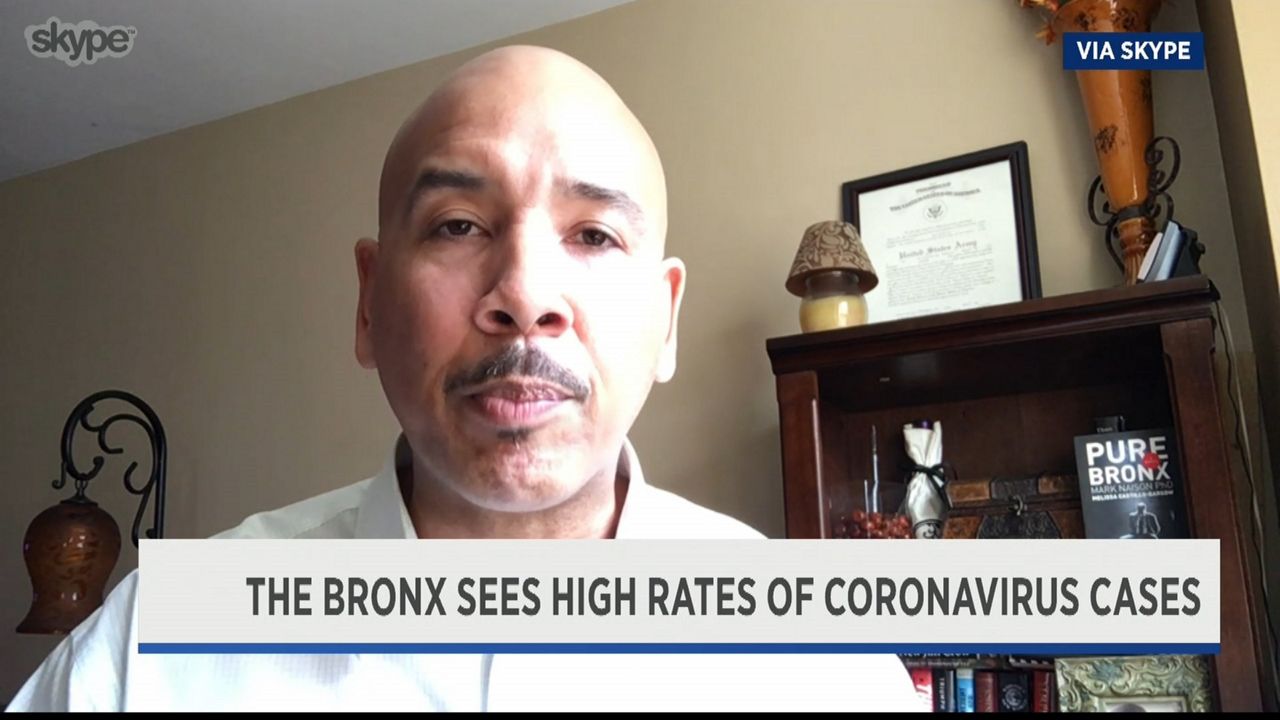 The Bronx Borough President Ruben Diaz Jr on Skype 