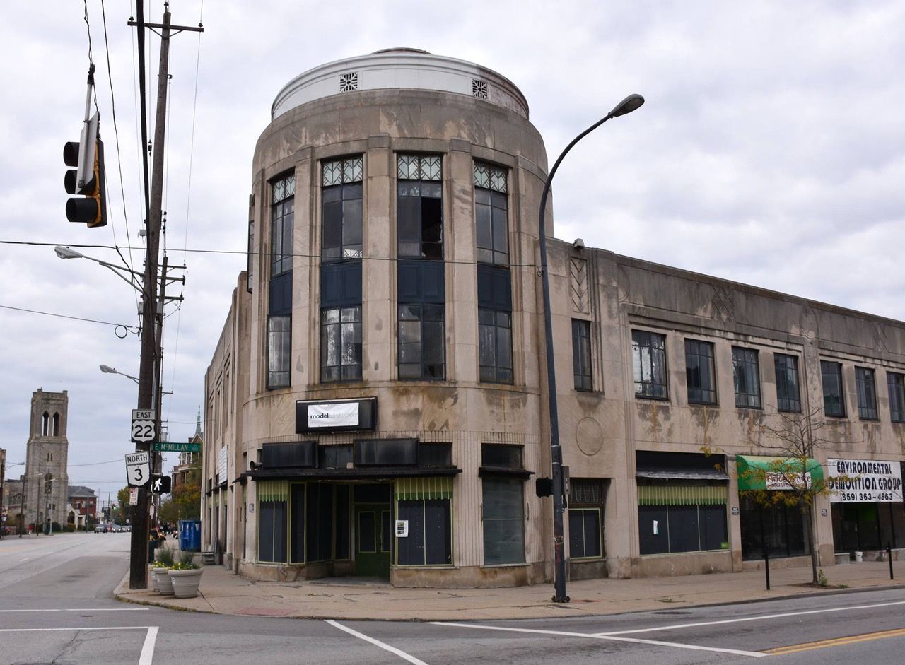 A picture of the Paramount Building, home of Esoteric Brewing, before it was renovated. The building is in Walnut Hills. (Casey Weldon | Spectrum News 1)