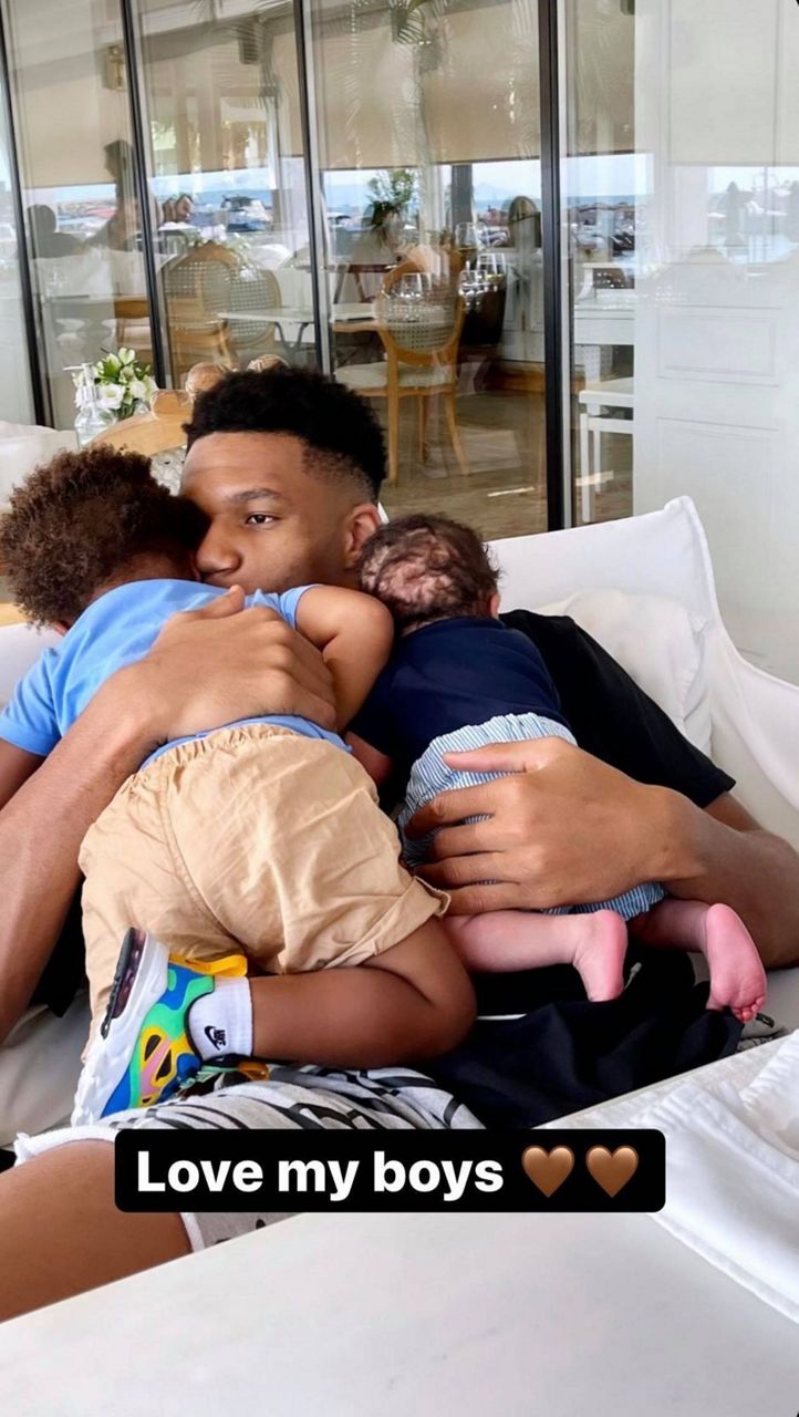 NBA's Giannis Antetokounmpo and longtime girlfriend Maraya welcome baby boy