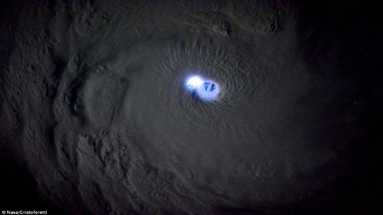 What is an 'eyewall replacement cycle' inside hurricanes, typhoons?