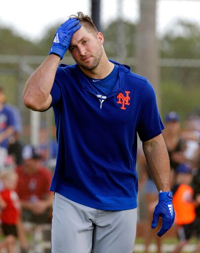 tim tebow mets spring training