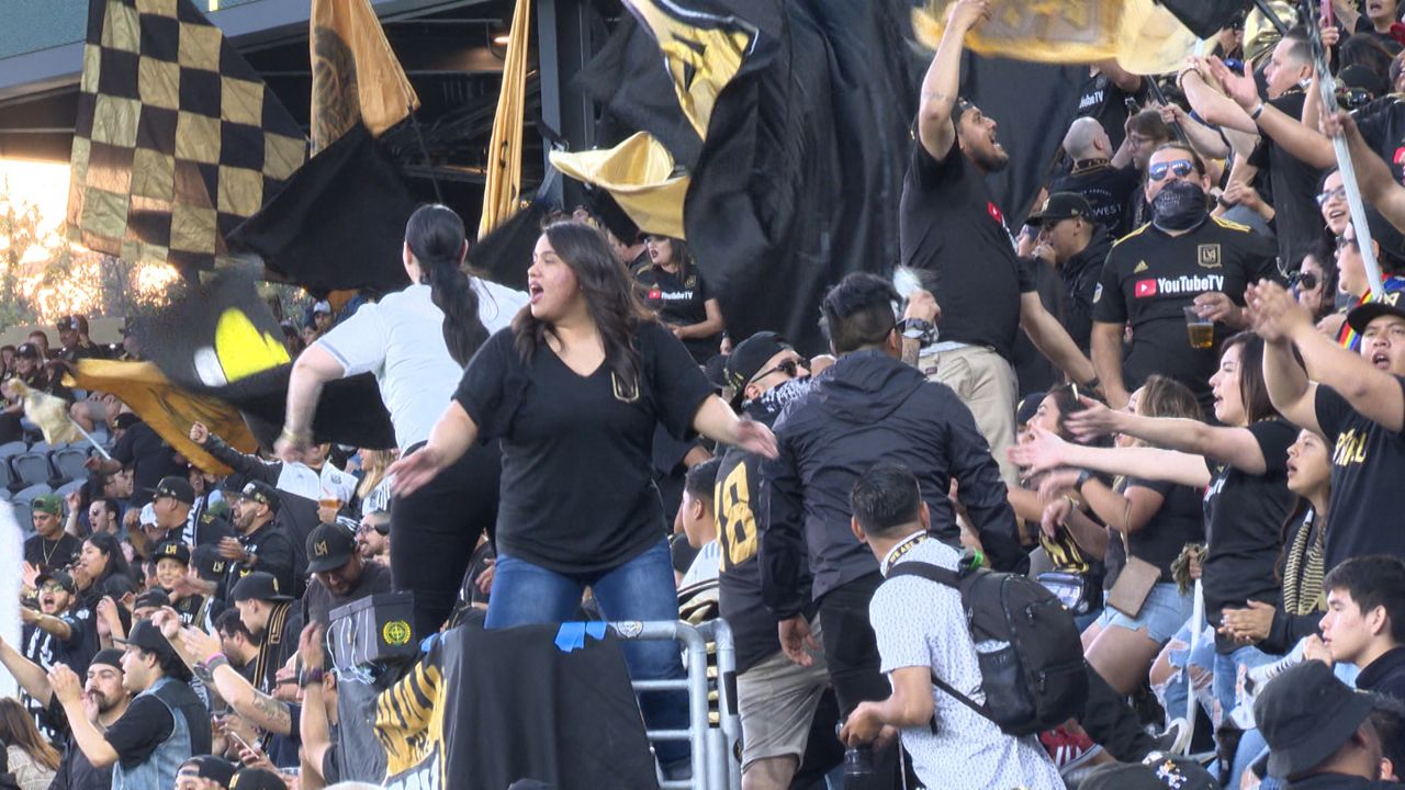 Super fans of LAFC live game experience