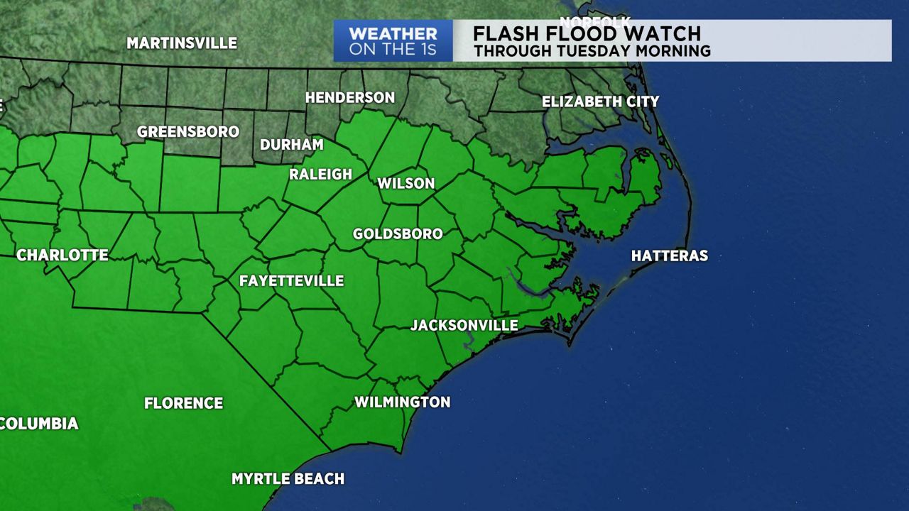 Flooding concerns for the end to the Memorial Day weekend