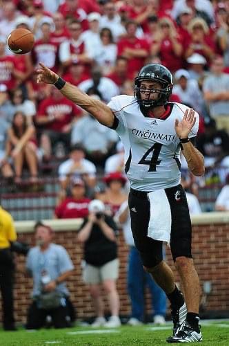 Dustin Grutza played quarterback at UC from 2005 to 2008. (Photo courtesy of Dustin Grutza)