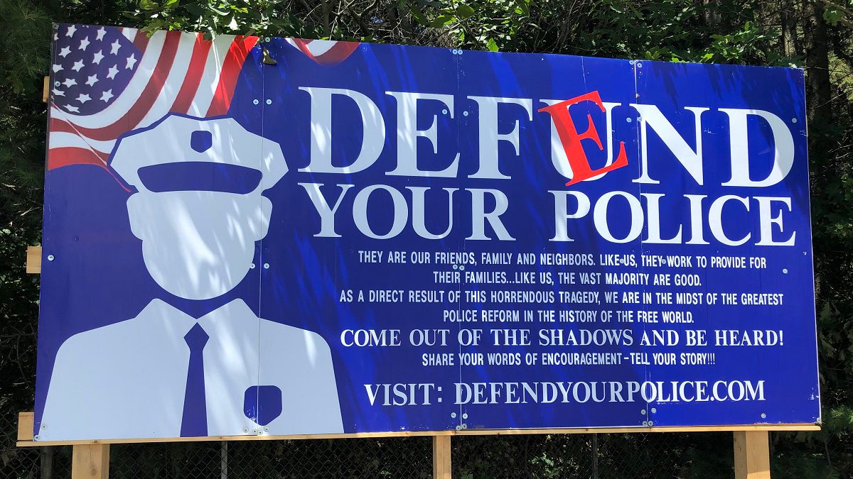 Defend Your Police Signs