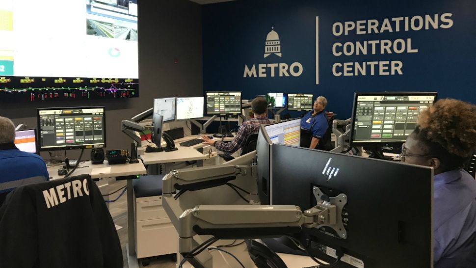 Inside the CapMetro Operations Control Center. (Photo credit: CapMetro)